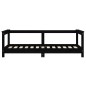 vidaXL Kinderbett Schwarz 70x140 cm Massivholz Kiefer vidaXL Kinderbett Schwarz 70x140 cm Massivholz Kiefer