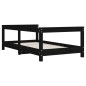vidaXL Kinderbett Schwarz 70x140 cm Massivholz Kiefer vidaXL Kinderbett Schwarz 70x140 cm Massivholz Kiefer