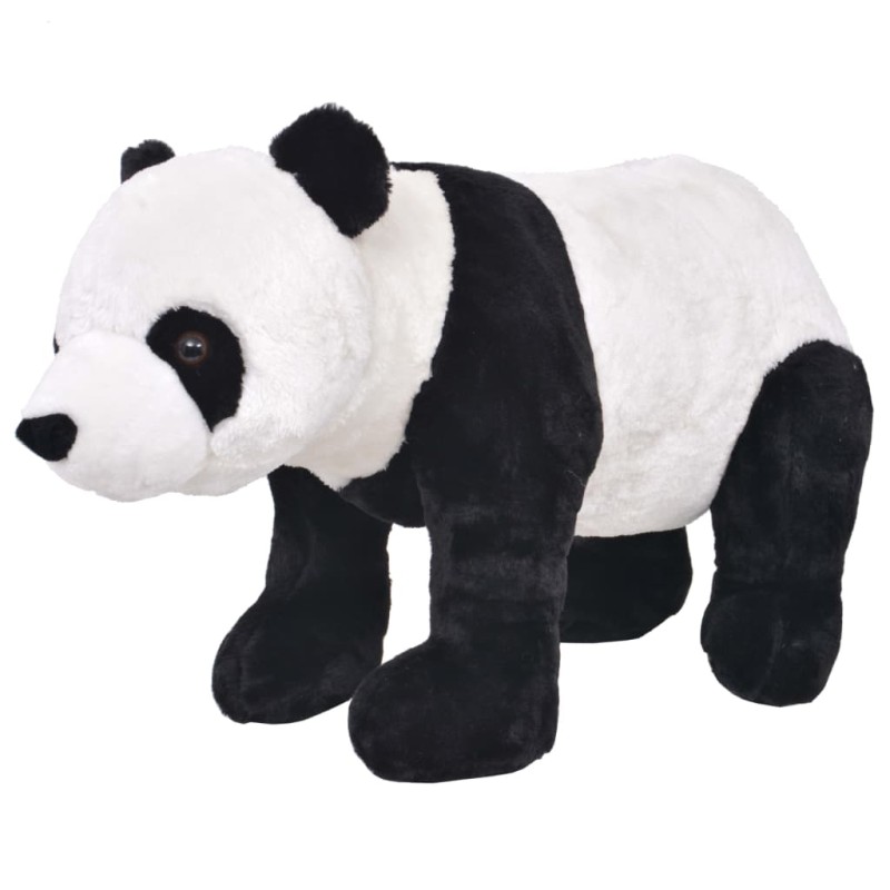 vidaXL Plüschtier Panda Stehend Plüsch Schwarz und Weiß XXL vidaXL Plüschtier Panda Stehend Plüsch Schwarz und Weiß XXL