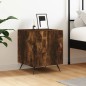 vidaXL Nachttisch Räuchereiche 40x40x50 cm Holzwerkstoff vidaXL Nachttisch Räuchereiche 40x40x50 cm Holzwerkstoff