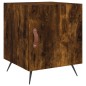 vidaXL Nachttisch Räuchereiche 40x40x50 cm Holzwerkstoff vidaXL Nachttisch Räuchereiche 40x40x50 cm Holzwerkstoff