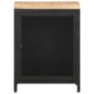 vidaXL Nachttisch 40x30x53 cm Raues Mango-Massivholz vidaXL Nachttisch 40x30x53 cm Raues Mango-Massivholz