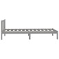 vidaXL Massivholzbett Grau Kiefer 100x200 cm vidaXL Massivholzbett Grau Kiefer 100x200 cm