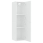 vidaXL TV-Schrank Weiß 30,5x30x110 cm Holzwerkstoff vidaXL TV-Schrank Weiß 30,5x30x110 cm Holzwerkstoff