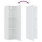 vidaXL TV-Schrank Weiß 30,5x30x110 cm Holzwerkstoff vidaXL TV-Schrank Weiß 30,5x30x110 cm Holzwerkstoff