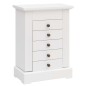 vidaXL Schmuckkasten mit Spiegel MDF 25 x 13,5 x 34 cm vidaXL Schmuckkasten mit Spiegel MDF 25 x 13,5 x 34 cm