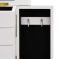 vidaXL Schmuckkasten mit Spiegel MDF 25 x 13,5 x 34 cm vidaXL Schmuckkasten mit Spiegel MDF 25 x 13,5 x 34 cm