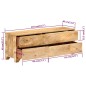 vidaXL TV-Schrank Massivholz Mango 110x30x40 cm vidaXL TV-Schrank Massivholz Mango 110x30x40 cm