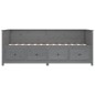 vidaXL Tagesbett Grau 75x190 cm Massivholz Kiefer vidaXL Tagesbett Grau 75x190 cm Massivholz Kiefer