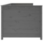 vidaXL Tagesbett Grau 75x190 cm Massivholz Kiefer vidaXL Tagesbett Grau 75x190 cm Massivholz Kiefer