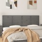 vidaXL Wand-Kopfteil Grau 166x3x63 cm Massivholz Kiefer vidaXL Wand-Kopfteil Grau 166x3x63 cm Massivholz Kiefer