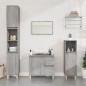 vidaXL Badschrank Grau Sonoma 30x30x190 cm Holzwerkstoff vidaXL Badschrank Grau Sonoma 30x30x190 cm Holzwerkstoff