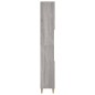 vidaXL Badschrank Grau Sonoma 30x30x190 cm Holzwerkstoff vidaXL Badschrank Grau Sonoma 30x30x190 cm Holzwerkstoff