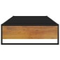 vidaXL Bettgestell Schwarz Metall 100x200 cm vidaXL Bettgestell Schwarz Metall 100x200 cm
