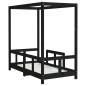 vidaXL Kinderbett Schwarz 70x140 cm Massivholz Kiefer vidaXL Kinderbett Schwarz 70x140 cm Massivholz Kiefer