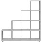 vidaXL Treppenregal Grau Sonoma 142 cm Holzwerkstoff vidaXL Treppenregal Grau Sonoma 142 cm Holzwerkstoff