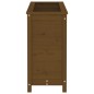 vidaXL Pflanzkübel Honigbraun 82,5x40x78 cm Massivholz Kiefer vidaXL Pflanzkübel Honigbraun 82,5x40x78 cm Massivholz Kiefer