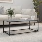 vidaXL Couchtisch Grau Sonoma 102x50x40 cm Holzwerkstoff und Eisen vidaXL Couchtisch Grau Sonoma 102x50x40 cm Holzwerkstoff und Eisen