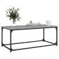 vidaXL Couchtisch Grau Sonoma 102x50x40 cm Holzwerkstoff und Eisen vidaXL Couchtisch Grau Sonoma 102x50x40 cm Holzwerkstoff und Eisen