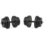 vidaXL Hantelset 18-tlg. 40 kg vidaXL Hantelset 18-tlg. 40 kg