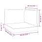 vidaXL Palettenkissen 3-tlg. Cremeweiß Oxford-Gewebe vidaXL Palettenkissen 3-tlg. Cremeweiß Oxford-Gewebe