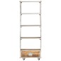 vidaXL Bücherregal 56x28x163 cm Raues Mango-Massivholz vidaXL Bücherregal 56x28x163 cm Raues Mango-Massivholz