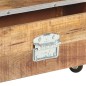 vidaXL Bücherregal 56x28x163 cm Raues Mango-Massivholz vidaXL Bücherregal 56x28x163 cm Raues Mango-Massivholz