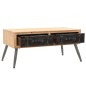 vidaXL Couchtisch Tannenholz Massiv 115 × 55 × 50 cm vidaXL Couchtisch Tannenholz Massiv 115 × 55 × 50 cm