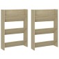 vidaXL Wand-Schuhschränke 2 Stk. Sonoma-Eiche 60x18x90cm Holzwerkstoff vidaXL Wand-Schuhschränke 2 Stk. Sonoma-Eiche 60x18x90cm Holzwerkstoff