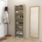 vidaXL Wand-Schuhschränke 2 Stk. Sonoma-Eiche 60x18x90cm Holzwerkstoff vidaXL Wand-Schuhschränke 2 Stk. Sonoma-Eiche 60x18x90cm Holzwerkstoff