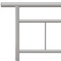 vidaXL Bettgestell Grau Metall 200x200 cm vidaXL Bettgestell Grau Metall 200x200 cm