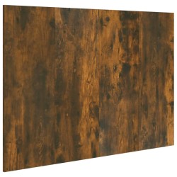 vidaXL Kopfteil Räuchereiche 120x1,5x80 cm Holzwerkstoff 