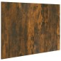vidaXL Kopfteil Räuchereiche 120x1,5x80 cm Holzwerkstoff 