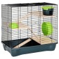 vidaXL Hamsterkäfig Grau 58x32x54 cm Polypropylen und Metall vidaXL Hamsterkäfig Grau 58x32x54 cm Polypropylen und Metall