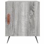 vidaXL Nachttisch Grau Sonoma 40x40x50 cm Holzwerkstoff vidaXL Nachttisch Grau Sonoma 40x40x50 cm Holzwerkstoff