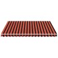 vidaXL Markisenbespannung Orange und Braun 4x3,5 m vidaXL Markisenbespannung Orange und Braun 4x3,5 m
