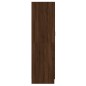 vidaXL Kleiderschrank Braun Eichen-Optik 82,5x51,5x180cm Holzwerkstoff