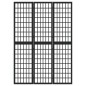 vidaXL 3-tlg. Paravent Japanischer Stil Faltbar 120x170 cm Schwarz vidaXL 3-tlg. Paravent Japanischer Stil Faltbar 120x170 cm Schwarz