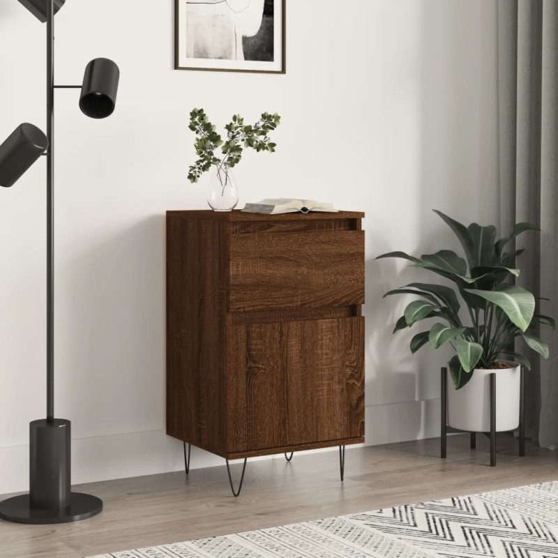vidaXL Sideboard Braun Eichen-Optik 40x35x70 cm Holzwerkstoff vidaXL Sideboard Braun Eichen-Optik 40x35x70 cm Holzwerkstoff