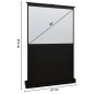 vidaXL Bodenleinwand 55" 4:3 vidaXL Bodenleinwand 55" 4:3