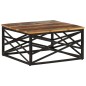 vidaXL Couchtisch 68x68x35 cm Altholz Massiv vidaXL Couchtisch 68x68x35 cm Altholz Massiv