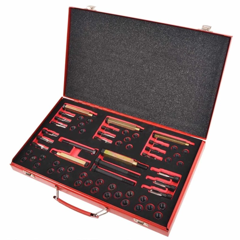 vidaXL Glühkerzengewinde-Reparaturset 63-tlg. M8 M9 M10 M12 vidaXL Glühkerzengewinde-Reparaturset 63-tlg. M8 M9 M10 M12