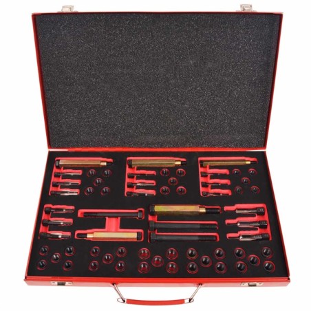 vidaXL Glühkerzengewinde-Reparaturset 63-tlg. M8 M9 M10 M12