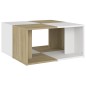 vidaXL Couchtische 4 Stk. Weiß Sonoma-Eiche 33x33x33 cm Holzwerkstoff vidaXL Couchtische 4 Stk. Weiß Sonoma-Eiche 33x33x33 cm Holzwerkstoff
