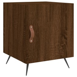 vidaXL Nachttisch Braun Eichen-Optik 40x40x50 cm Holzwerkstoff