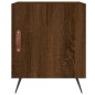 vidaXL Nachttisch Braun Eichen-Optik 40x40x50 cm Holzwerkstoff vidaXL Nachttisch Braun Eichen-Optik 40x40x50 cm Holzwerkstoff