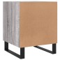 vidaXL Nachttisch Grau Sonoma 40x40x50 cm Holzwerkstoff vidaXL Nachttisch Grau Sonoma 40x40x50 cm Holzwerkstoff