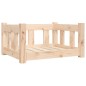 vidaXL Hundebett 55,5x45,5x28 cm Massivholz Kiefer vidaXL Hundebett 55,5x45,5x28 cm Massivholz Kiefer
