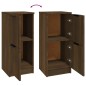 vidaXL Sideboard Braun Eichen-Optik 30x30x70 cm Holzwerkstoff vidaXL Sideboard Braun Eichen-Optik 30x30x70 cm Holzwerkstoff