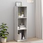 vidaXL Bücherschrank/TV-Schrank Grau Sonoma 36x30x114 cm Holzwerkstoff vidaXL Bücherschrank/TV-Schrank Grau Sonoma 36x30x114 cm Holzwerkstoff